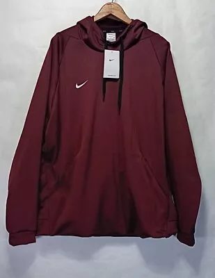 Nwt Nike Therma-fit Pullover Hoodie Mens Xxl Maroon 2021 • $50