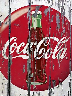 Coca Cola Retro Metal Plaque/Sign Pub Bar Man Cave Novelty Gift • £4.99