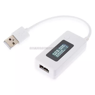 Mini LCD USB Charger Capacity Power Current Voltage Tester Meter Detector • $2.75