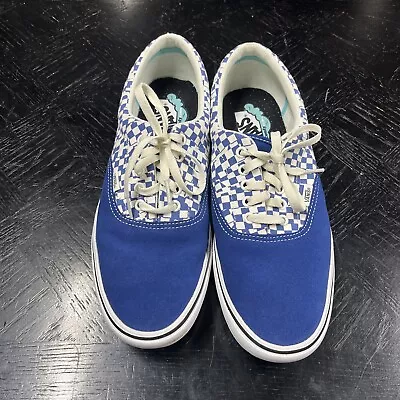 VANS Comfycush Era Tear Check Blue Men's 11 500664 • $45