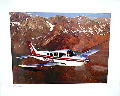 Vintage Beechcraft Sierra 200 Airplane Lithograph Art Print 16 X 20  • $23.97