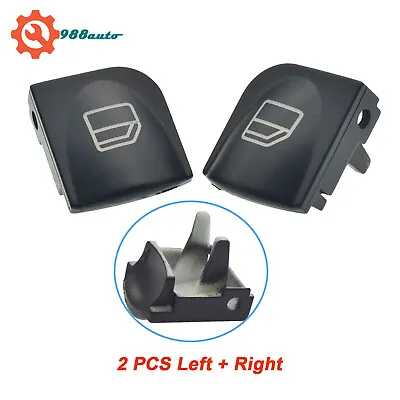 For Benz W203 C320 C230 C240 C280 Power Window Switch Console Cover Caps 2PCS • $8.76