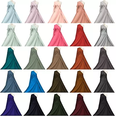 £12 • Buy French Terry Fabric Cotton Elastane Blend 4 Way Stretch Dressmaking Material