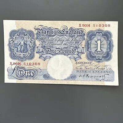 Bank Of England £1 Banknote Peppiatt X90H • £25