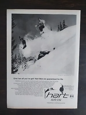 Vintage 1969 Hart Skis Full Page Original Ad 1223 • $6.99