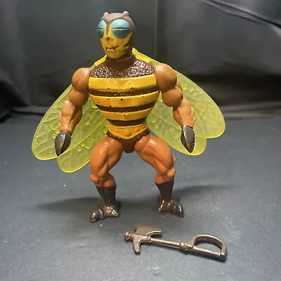 He Man MOTU Buzz Off Figure W/ Axe Masters Of The Universe Vintage 80s Toy • $14.99