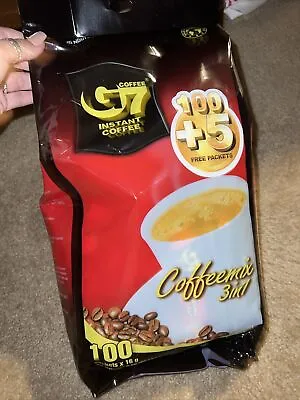 G7 3-In-1 Instant Vietnamese Coffee  100 Sticks X16g (plus 5 Packets Free) • $26.99