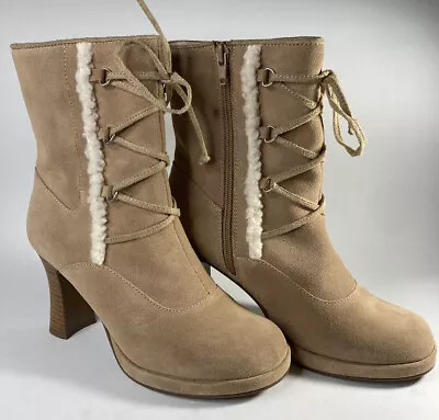 Mudd Jarmon Leather High Heel Boots SZ 8M • $36