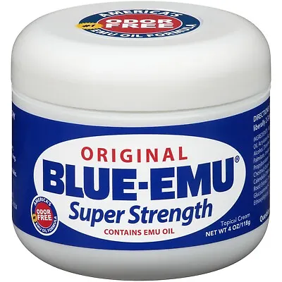 $23.98 • Buy ORIGINAL BLUE-EMU SUPER STRENGTH Topical Cream ACHES & PAIN RELIEF Emu Oil 