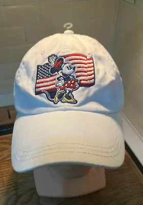 Disney Minnie Mouse USA Flag Embroidered Cap One Size Adjustable Hat • $18.90