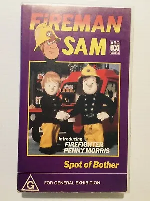 Fireman Sam Spot Of Bother VHS Tested ABC Video • $22.95