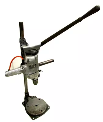 VINTAGE BLACK & DECKER 1/2  JUNIOR DRILL WITH No. 40 BENCH DRILL STAND • $124.99