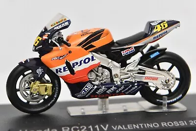 IXO Deagostini 1:24 Honda RC211V Valentino Rossi 2002 Model Motorbike Motorcycle • £9.99