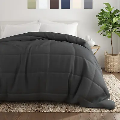 $33.99 • Buy Kaycie Gray Hotel Collection Luxury Hypoallergenic Comforter