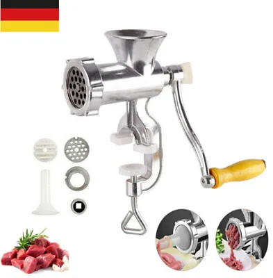 Manual Meat Grinder Mincer Stuffer Hand Sausage Sauce Maker.Machine Filler Tool • £16.21