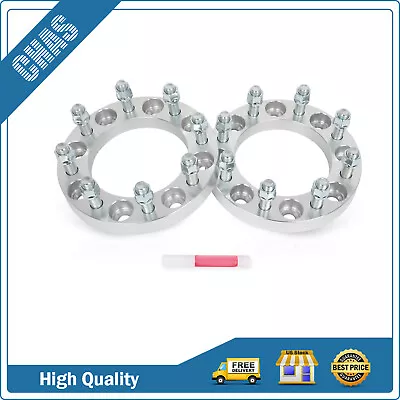 (2) 8x6.5 Wheel Spacers 1  9/16  Studs Fits Dodge Ram 2500 3500 Ford F250 F350 • $52.58