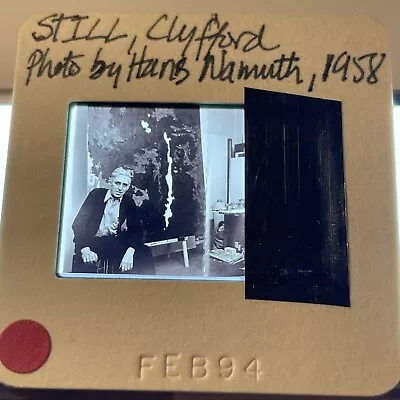 Clyfford Still  Hans Namuth Portrait 1958  35mm Art Slide Abstract Expressionism • $14.95