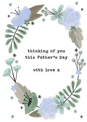 £3.45 • Buy Graveside/memorial Card Thinking Of You On Fathers Day Memorial Card