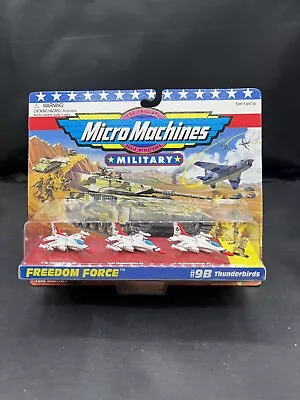 1995 Micro Machines Freedom Force #9B Thunderbirds F-16 246 Minty. • $36