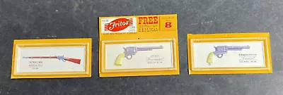 Vintage Fritos Corn Chips Advertisement Western Gun Small Displays • $25