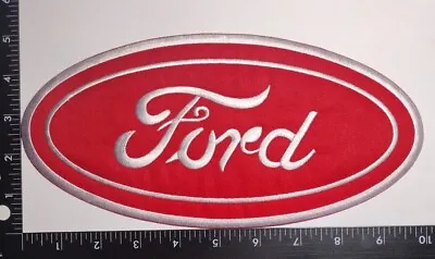 Ford  Classic  Iron Sew On Embroidered Patch Oval High Quality Est. 10  Red • $19.99