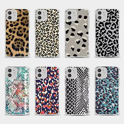 Case For Iphone 15 14 13 12 11 Se 8 Shockproof Phone Cover Leopard Snake Print • £5.99