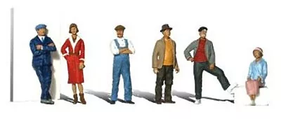 Woodland Scenic Accents Casual People (6) - HO Scale Model Railroad Figure • $15.13