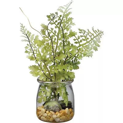 Maidenhair Fern Small Faux Plant In Jar • $16.95