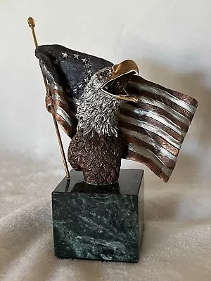 Legends Eagle & Colonial Flag Symbols Of Freedom K. Cantrell 1998 Statue • $75