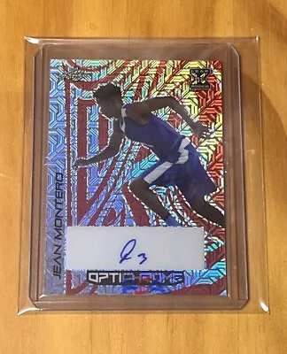 Jean Montero 🏀 Rare #2/3 Authentic Autographed ✨rookie✨card!!! • $80