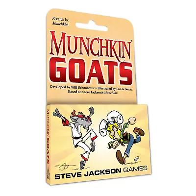 Munchkin Goats 30 Card Game Expansion Steve Jackson Games Booster SJG 4274 • $15.29