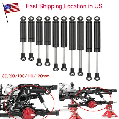 80/90/100/110/120mm Shock Absorbers For 1/10 RC SCX10 90046 Wraith TRX4 D90 CC01 • $22.51