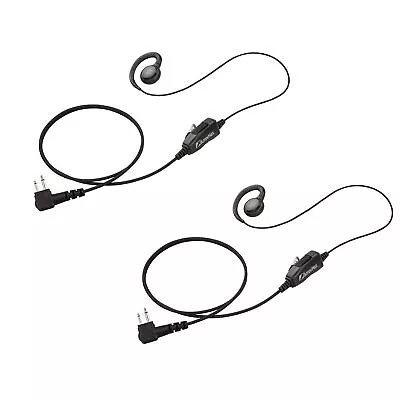 2 Pack Arrowmax AEH3000-M1 Swivel Earpiece With PTT For Motorola CP200D RDV5100 • $29