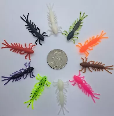 (8) 1.5  Mayflys- Ice Fishing Plastics/panfish/bluegill/crappie/10 Colors • $1.79