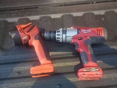 Milwaukee 0824-20 18V DC Li-Ion 1/2  Cordless Hammer Drill / Flashlight  • $50