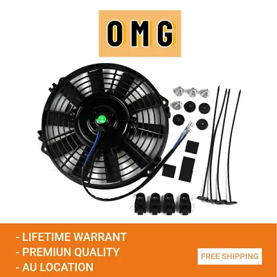 9 Inch 12V 80W Volt Radiator Electric Cooling Thermo Fan With Mounting Kit 07-ON • $75