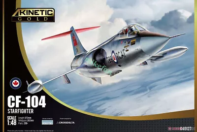 KINETIC K48127 1/48 Scale CF-104 Starfighter Canadian Air Force Model Kit • $65.08