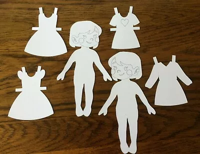 £2.80 • Buy  Doll Die Cuts, Paper Doll, Dress Up, Children's Craft Kit, Party Bags Activity