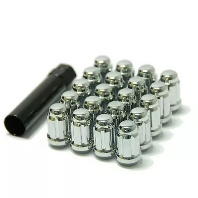 41885C Muteki Chrome 12 X 1.25 Closed End Spline Drive Lug Nut Set W/ Key • $44.95