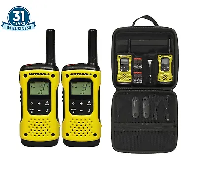 Motorola Talkabout T92-H2O 2-Way Walkie Talkie Radio Twin Pack Waterproof • $114.12