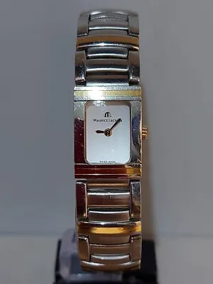 Maurice Lacroix Miros Two Tone Quartz Watch 22mm X 16mm Steel 20 • £429