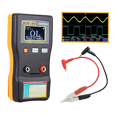 MESR-100 Capacitor Tester V2  Professional Capacitor Tester Ohm Meter 0.001-10 • $84.99