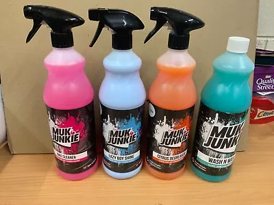 Muk Junkie 1 Litre Try Out Pack CleanerDegreaserShineWash-n-wax • £29.99