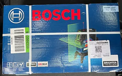 New Bosch GCL100-80CG 12V Max Kit Green-Beam Cross-Line Laser Bluetooth / Plumb • $239.99