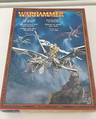 High Elf Lord On Dragon WHFB Warhammer Fantasy AOS The Old World BNIB Complete • £150