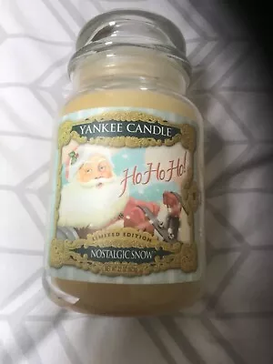 Yankee Candle Nostalgic Snow  Rare VHTF • £20