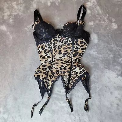 Victoria’s Secret Sexy Leopard Print Corset Size Medium  • $19.99