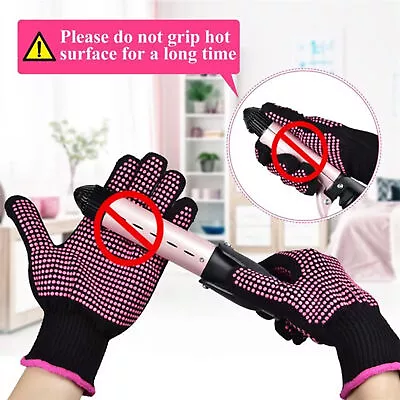 Heat Proof Resistant Protective Gloves Hair Wands Styling Hairdressing Tool  • £9.99