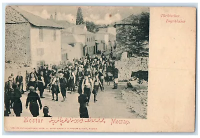 C1905 Mostar Moctap Turkish Burial Bosnia And Herzegovina Antique Postcard • $14.98