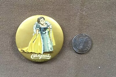 Scarce  Vibrant Chiquita Cuban Midget Circa 1900 Advertising 1 3/4 Pinback • $92